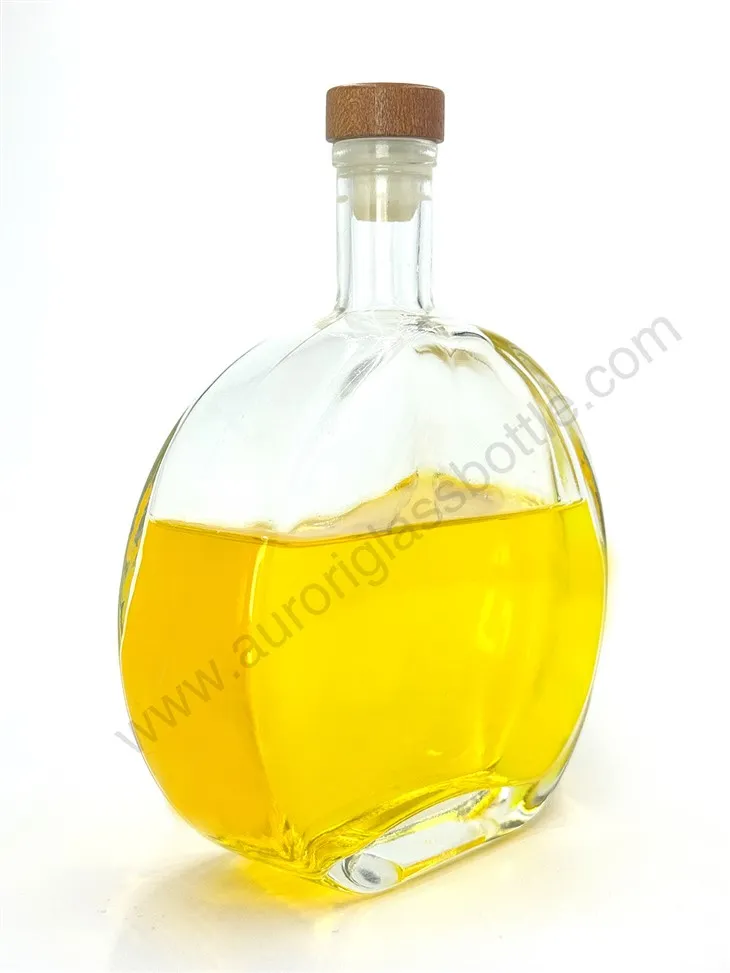 700ml Premium Oval Glass Spirit Bottle best